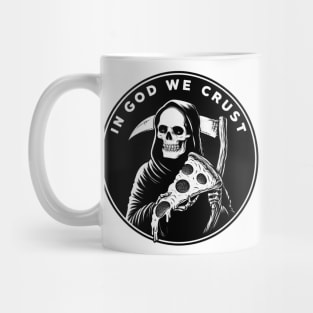 Grim Reaper Pizza Party Tee Mug